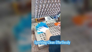 Işıl ışıl bir mutfak için silikon temizlik eldiveni
